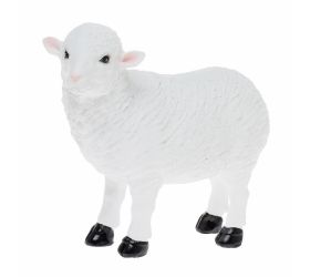 Ovca poly 17cm biela