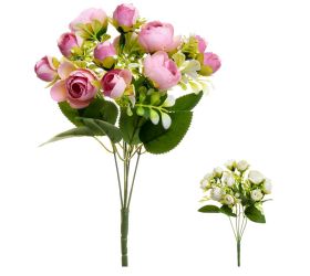 Kytica ranunculus, drob. kvety, zeleň mix/2f 30cm