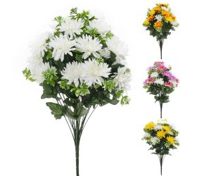 Kytica chryzantéma zeleň 4f 50cm