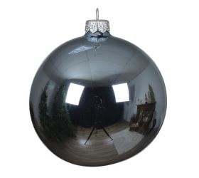 Guľa sklo modrá s/4 pr.10cm