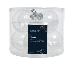 Guľa sklo s/8 trans pr.7cm