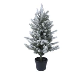 Strom vianočný zasnežený v kvetin.grandis výška 45/priemer 35 cm
