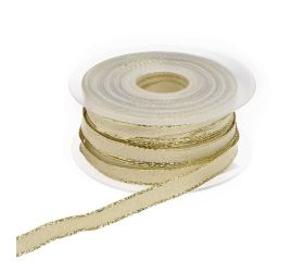 Stuha vian zlatá.1cm/50m tm zelená 1589p 04