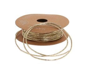 Šnúrka stuha vian zlatá 0,2cm/10m 4433