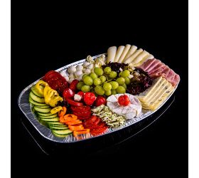 Obložená misa - saláma, zelenina, syr