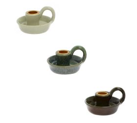 Svietnik porcel. 3ass 9,5x8,5x6cm