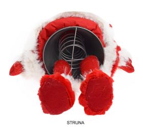 Trol textil 80cm červený