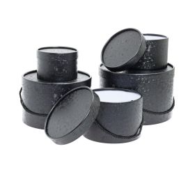 Darčeková krabička+šnúrka čierna s/5 xs,s,m,l,xl 13x9-25x17cm