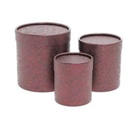 Darčeková krabička bordo s/3 8x10 - 13x4cm