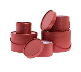 Darčeková krabička červená s/5 13x9 - 25x7cm