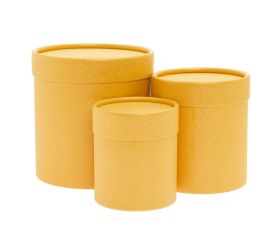 Darčeková krabička žltá s/3 8x10 - 13x4cm