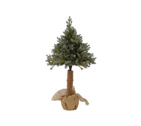 Vianočný stromček na kmeni gh65 mix strieborný 3 × 3d vetva 120 cm