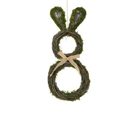 Záves zajac prútie mach 25x4,5x58cm