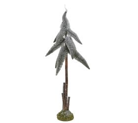 Strom na pni, zel/bie, drevo 160*45cm