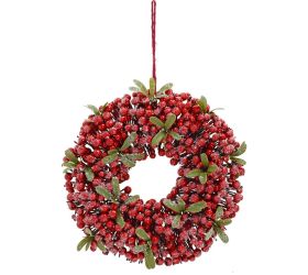 Veniec šípky červené, imelo 35cm