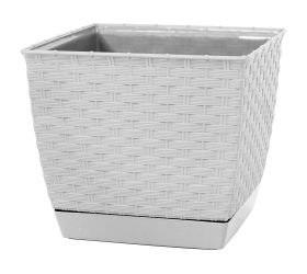 Drlk190 kvetináč ratolla square biely 19x19xh15,9cm/3,8l
