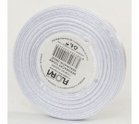 Saten stuha 6mm/20m biela farba 001