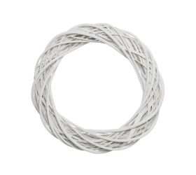 Prút.1/1 veniec biely 25x6cm