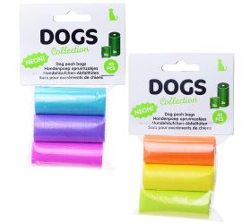 491135210 sáčky na exkrementy 3x15ks 30x23cm mix farieb