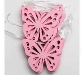 Sc motýľ eva záves s/12 8x6x0,5cm ruž super cena