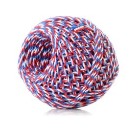 Špagát bavlna 40g, 1,25mm 74x9 tex/63m trikolora