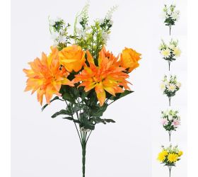 Kytica ruža + dahlia mix 6f 50cm