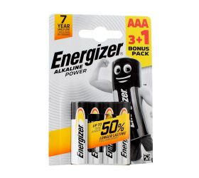 Baterky alk. energizer mikrotužka aaa 3+1 /12/