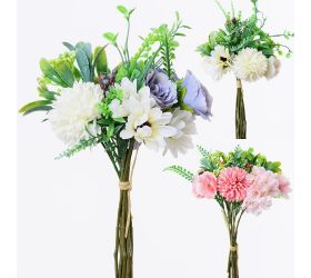 Kytica ruža+hortenzia mix 3f 30cm  super cena