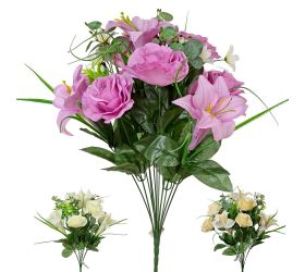 Kytica ruža ľalia x13 3f 50cm super cena