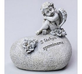 Anjel na srdci 11x9,5x11cm polyres=211732