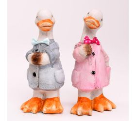 Kačka keramika biela 7x6,8x15,5cm mix