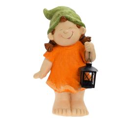 Dievča s lampášom 29*22*45cmh