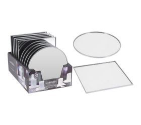 Podložka sklo/zrkadlo silver 15cm