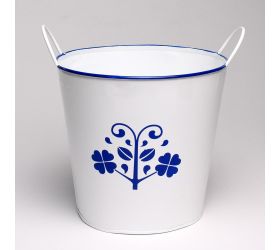 Obal vedro s ušami kov modrotlač 1 v:16,5x18cm super cena