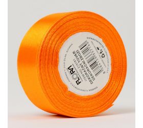 Stuha satén oranž. 25mm 15m