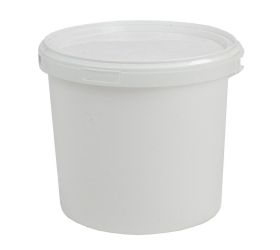 Vedro okr. 5,7l biele s vekom