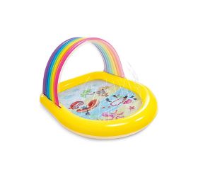 Bazén dúha so sprchou147x130x86cm