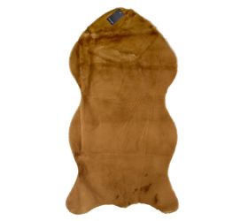 Koberec 90x50cm hnedý umelá kožušina