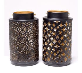 Lampa kovová 16cm 2ass