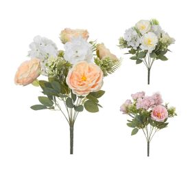 Kytica ruža hortenzia 3f 44cm