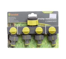 Rozdelovač prietoku 4cestný lime