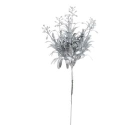 Zápich zeleň strieborná 28cm