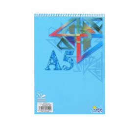 Pevná cena blok a5 15070/1b 70 list. čistý- špirála