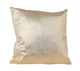 Vankúš vz. bodky kré/zla zam/textil 43*43cm 350g náplň