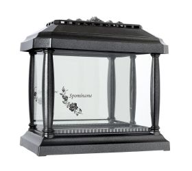 Lampion veľ. panteon grafit/spomíname/