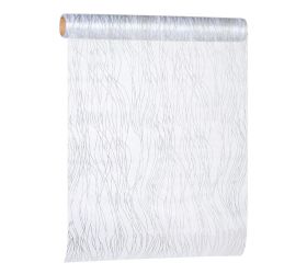 Organza 39ccmx9y/8,23cm biela/strieborná