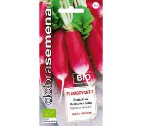 Reďkovka flamboyant bio 2,5g
