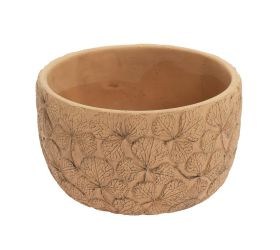 Obal kvety keramika 16.8*16.8*9.8 hnedý