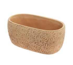 Obal margaréta keramika 22.8*12.5*11 žltý