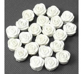 24fl01-101 ružičky biele 1,3cm s/22 lepiace super cena